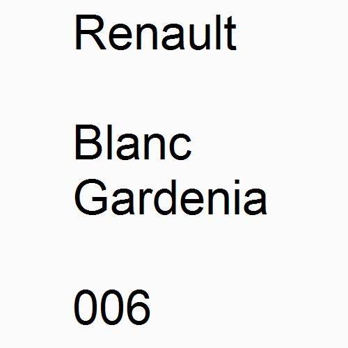 Renault, Blanc Gardenia, 006.